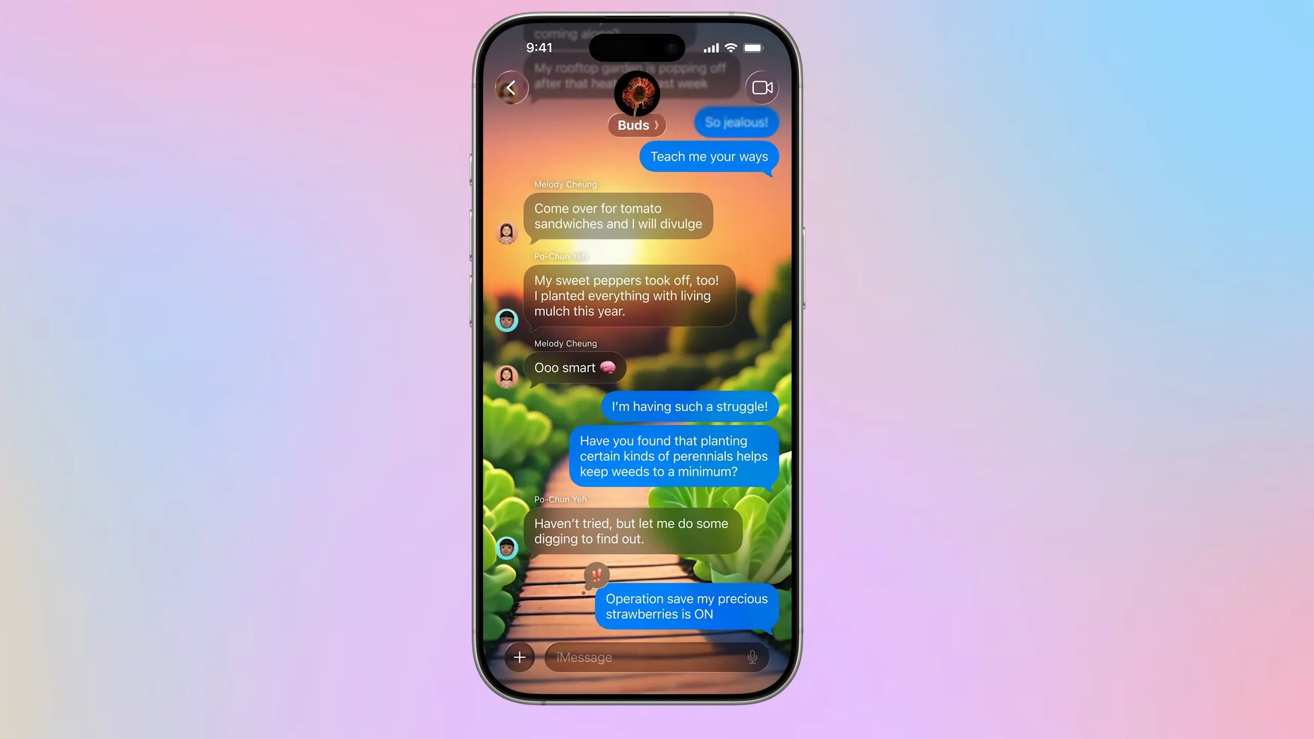 Các tính năng mới trong ứng dụng Tin nhắn của iOS 26, bao gồm nền tùy chỉnh và bỏ phiếu nhóm