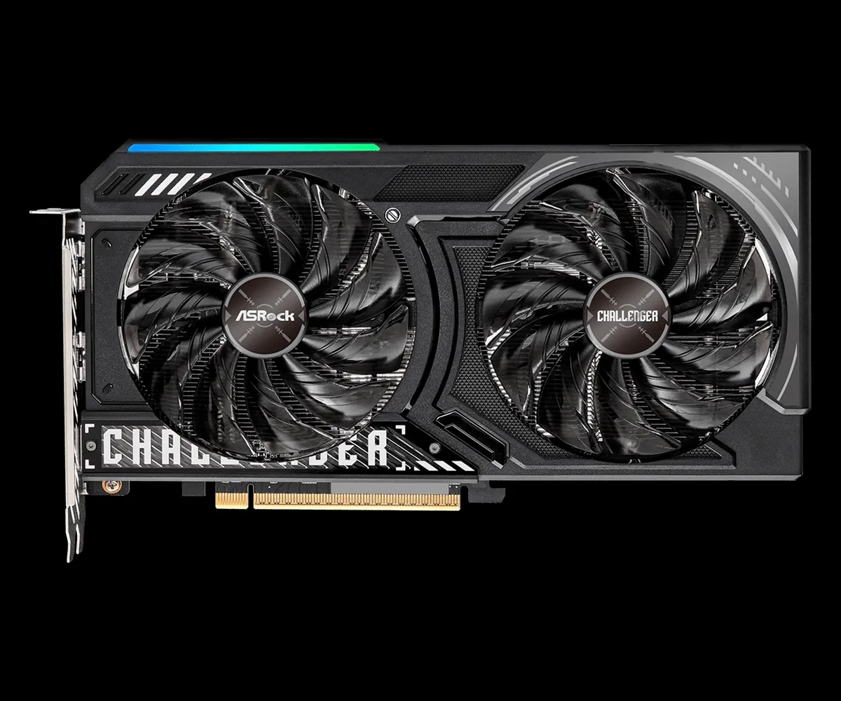 Card đồ họa ASRock AMD Radeon RX 9060 XT Challenger phiên bản 16GB OC