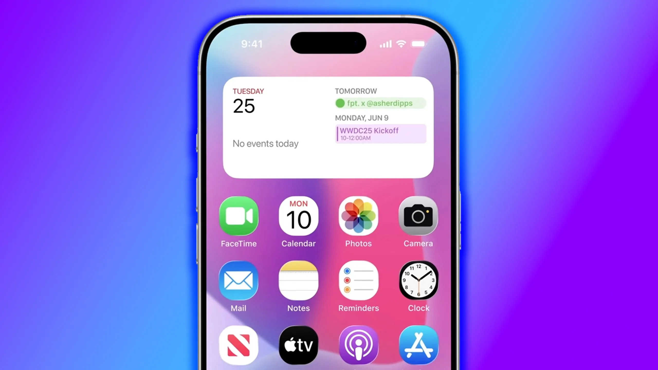 Giao diện dự kiến của iOS 26 với thiết kế mới