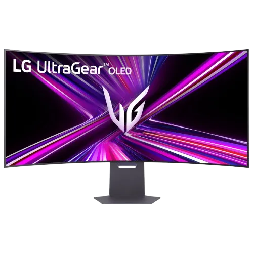 Màn hình gaming LG UltraGear 5K2K OLED cong 800R nhìn từ phía trước