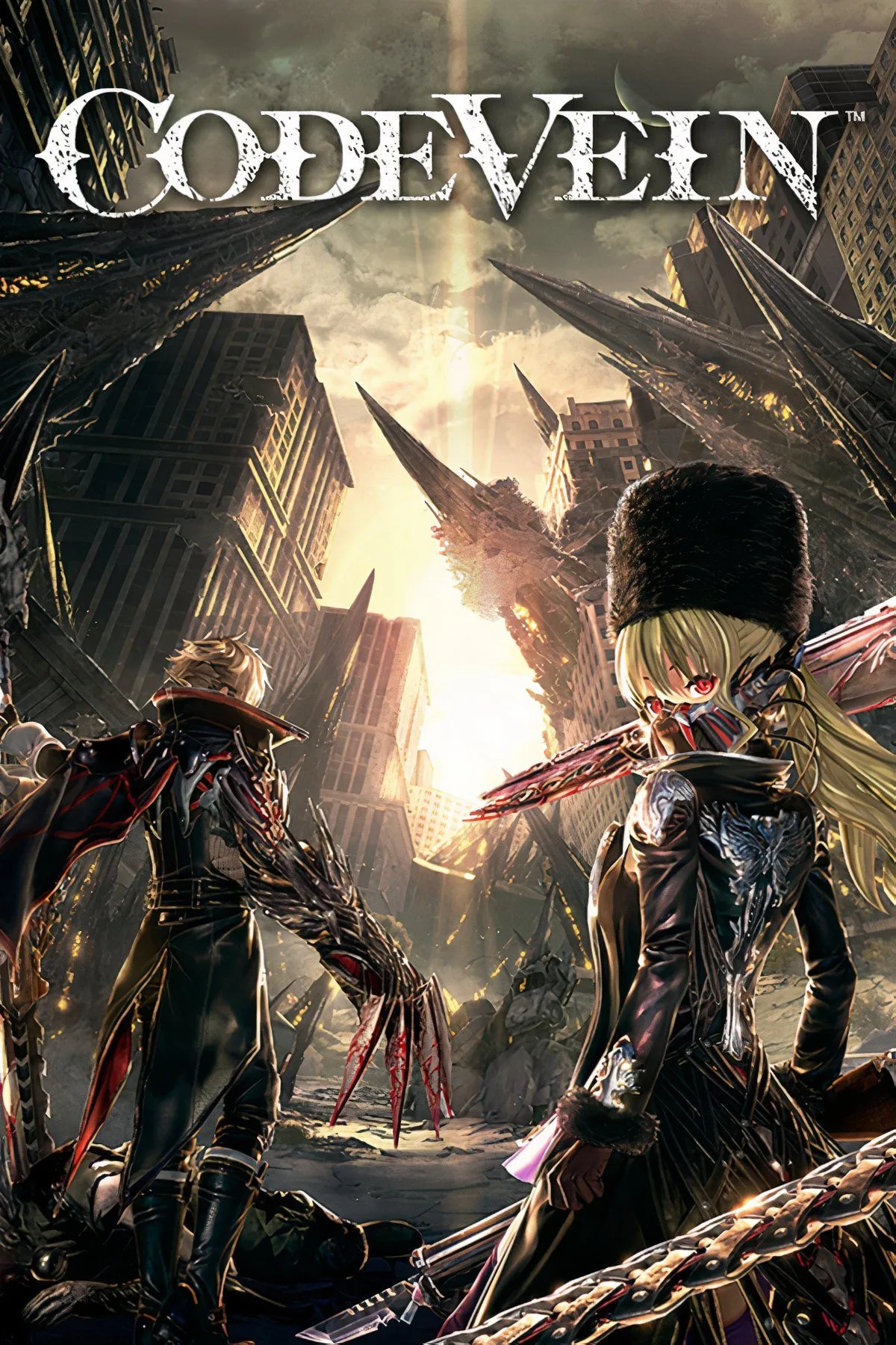 Một hình ảnh minh họa về các nhân vật hoặc cảnh chiến đấu trong game Code Vein