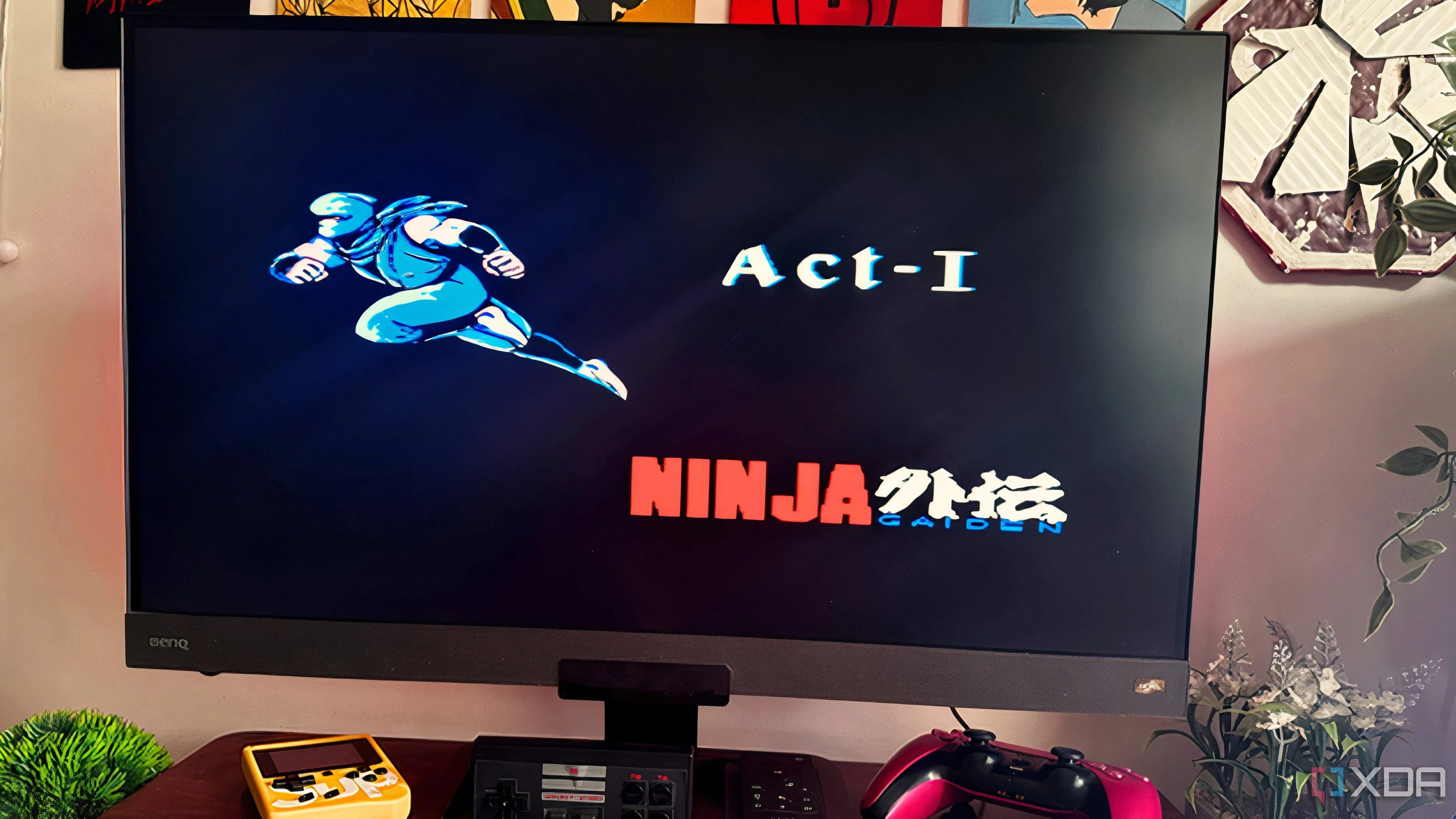 Ninja Gaiden 1988 chơi trên màn hình