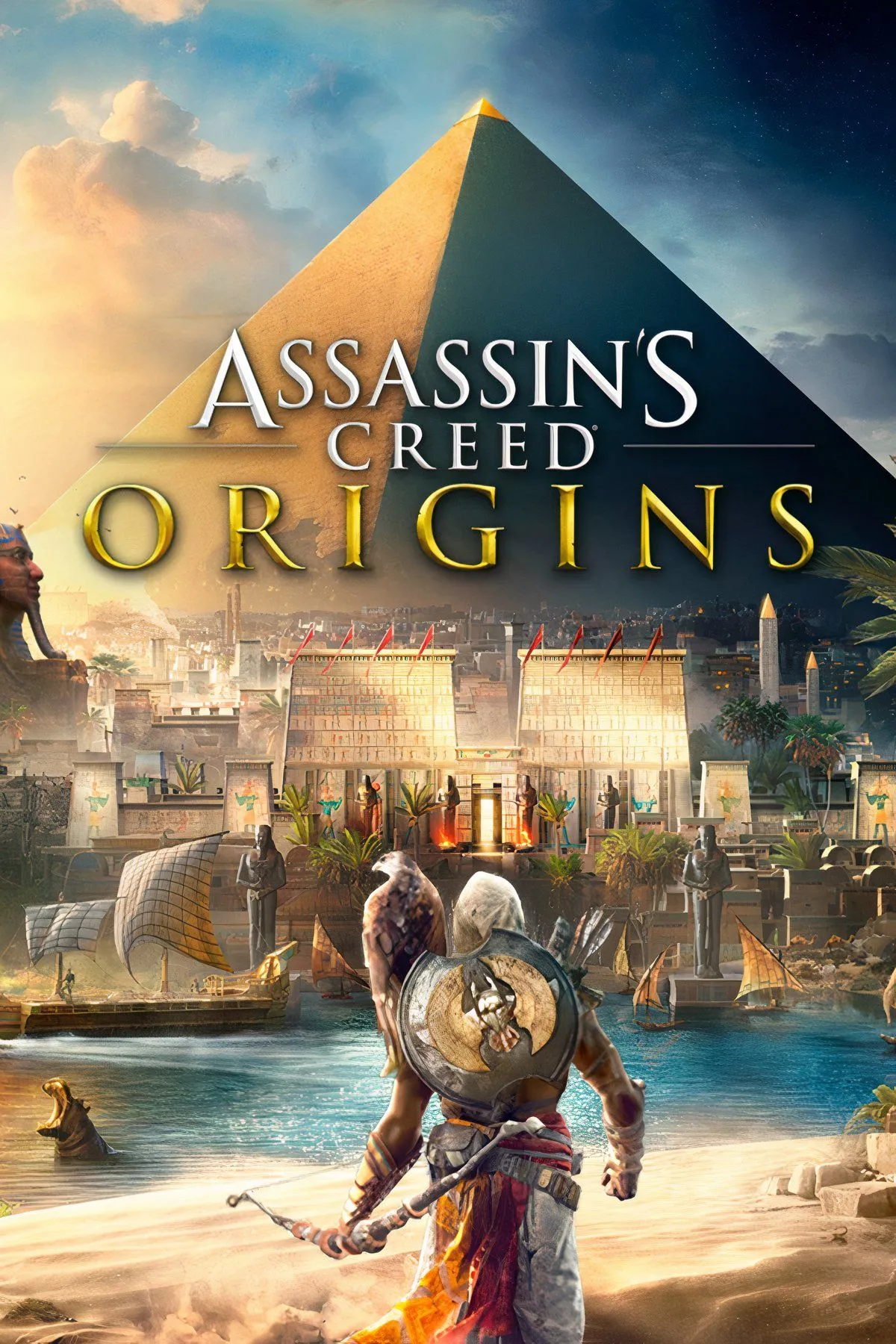Phong cảnh Ai Cập cổ đại hùng vĩ trong Assassin's Creed Origins