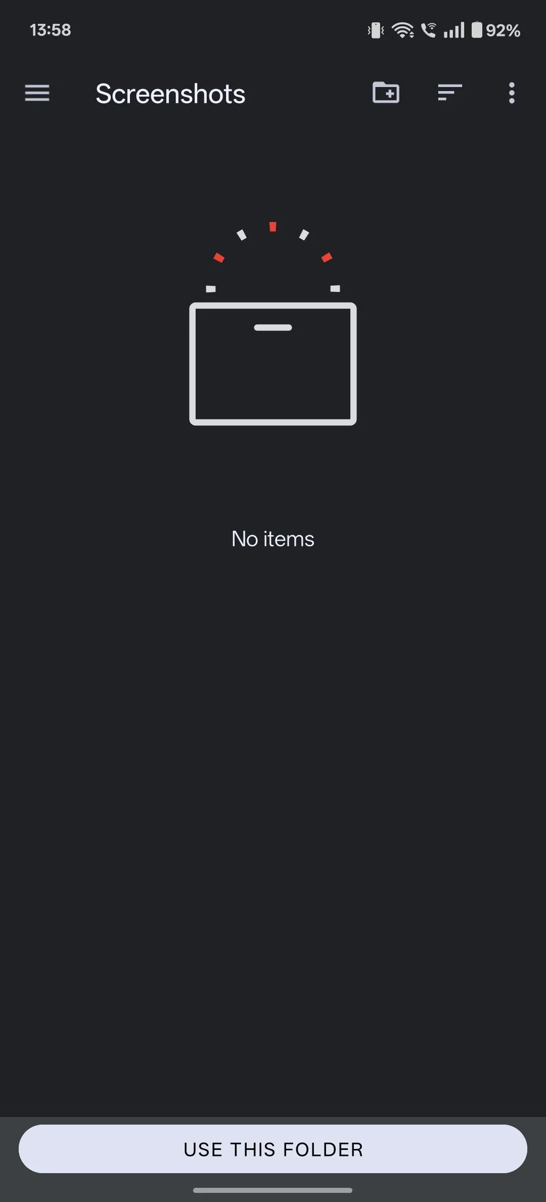 Chọn thư mục &quot;Screenshots&quot; nằm trong DCIM để MacroDroid thực hiện xóa ảnh.
