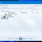 Giao diện Windows Media Player Legacy với các tùy chọn phát nhạc truyền thống
