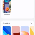 Menu tùy chỉnh hình nền trên điện thoại Samsung Galaxy hiển thị tùy chọn tạo hình nền bằng AI
