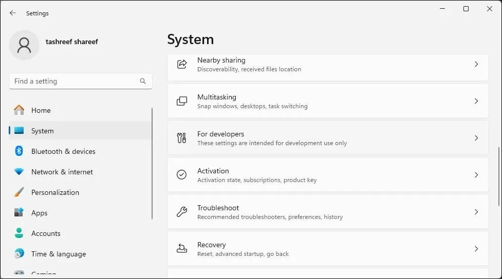 Ứng dụng Cài đặt (Settings) trên Windows 11 hiển thị tùy chọn kích hoạt hệ điều hành