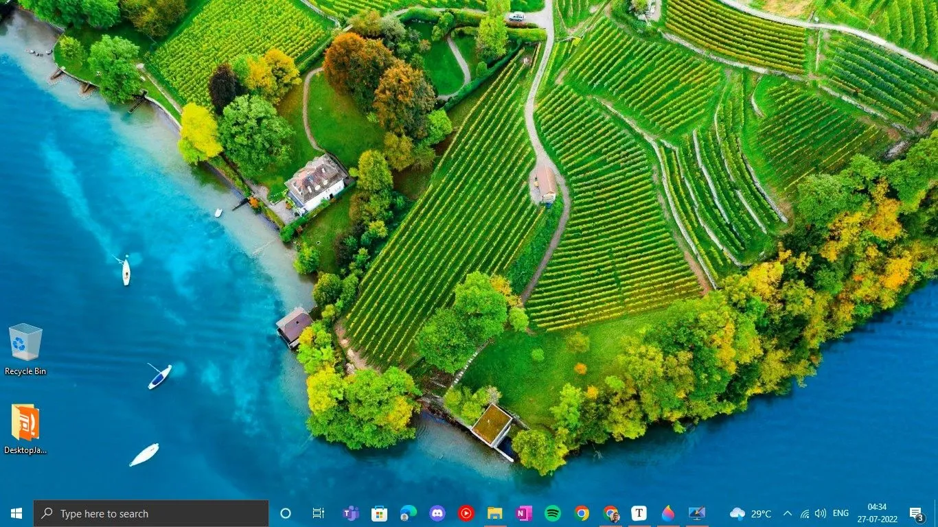 Ứng dụng TranslucentTB làm trong suốt thanh tác vụ trên Windows 11