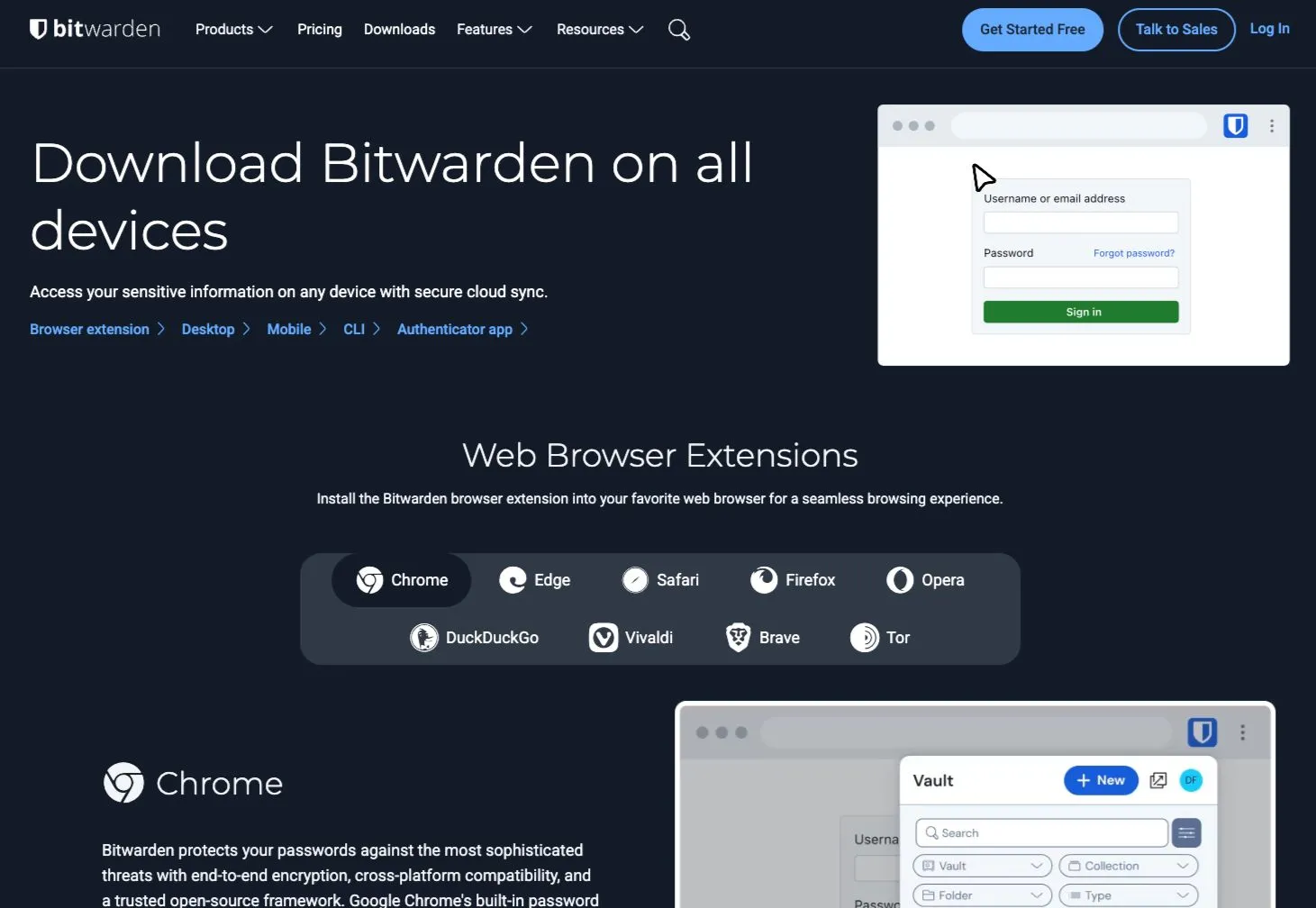 Biểu tượng minh họa khả năng hỗ trợ đa nền tảng toàn diện của Bitwarden Password Manager