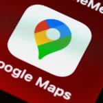 Biểu tượng ứng dụng Google Maps trên màn hình điện thoại, đại diện cho công cụ điều hướng phổ biến.