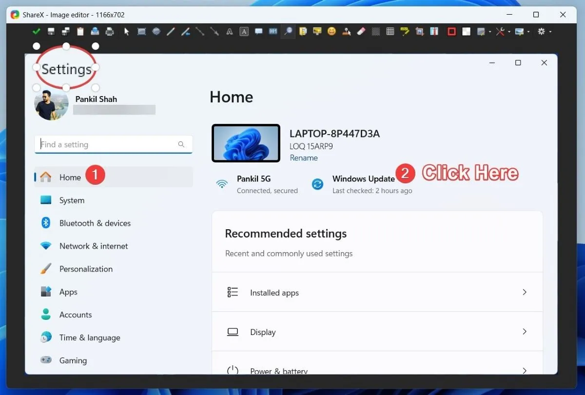 Các công cụ chú thích hình ảnh chuyên nghiệp trong ShareX, bao gồm thêm văn bản, làm mờ, pixelate và công cụ phóng to.