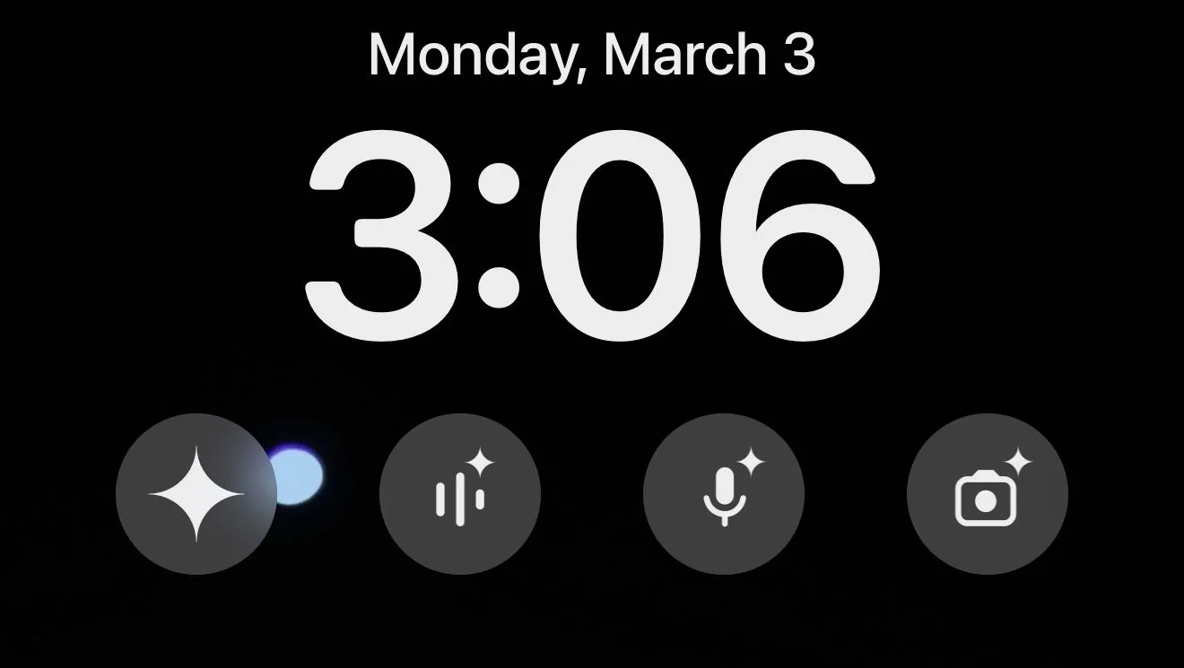 Các widget màn hình khóa Google Gemini trên iPhone