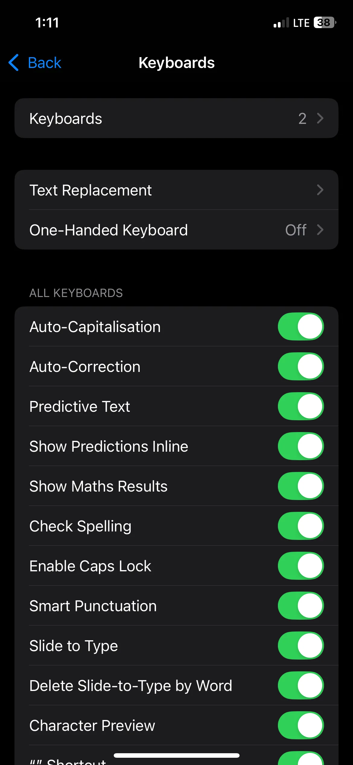 Cài đặt bàn phím trên iPhone