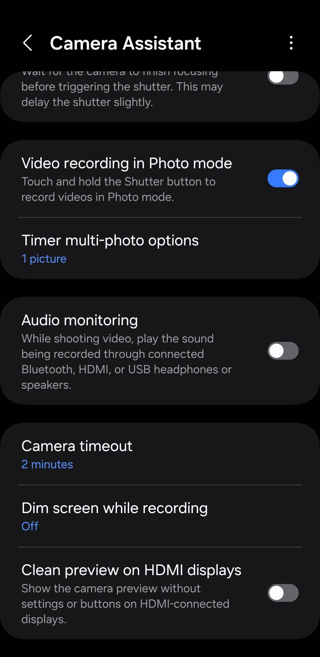 Cài đặt Camera Assistant trên điện thoại Samsung