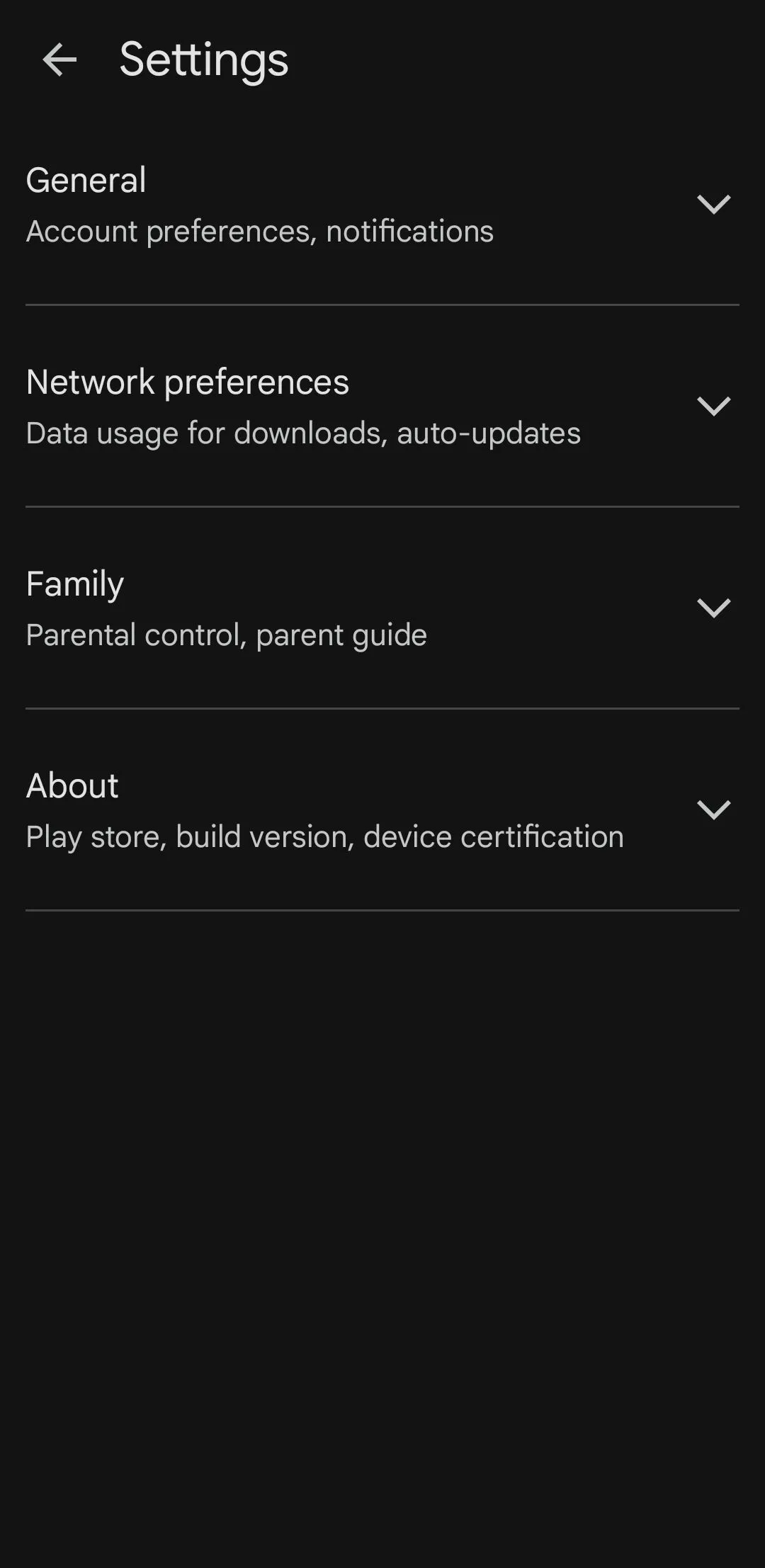 Cài đặt Google Play Store với tùy chọn tự động lưu trữ ứng dụng trên điện thoại Samsung