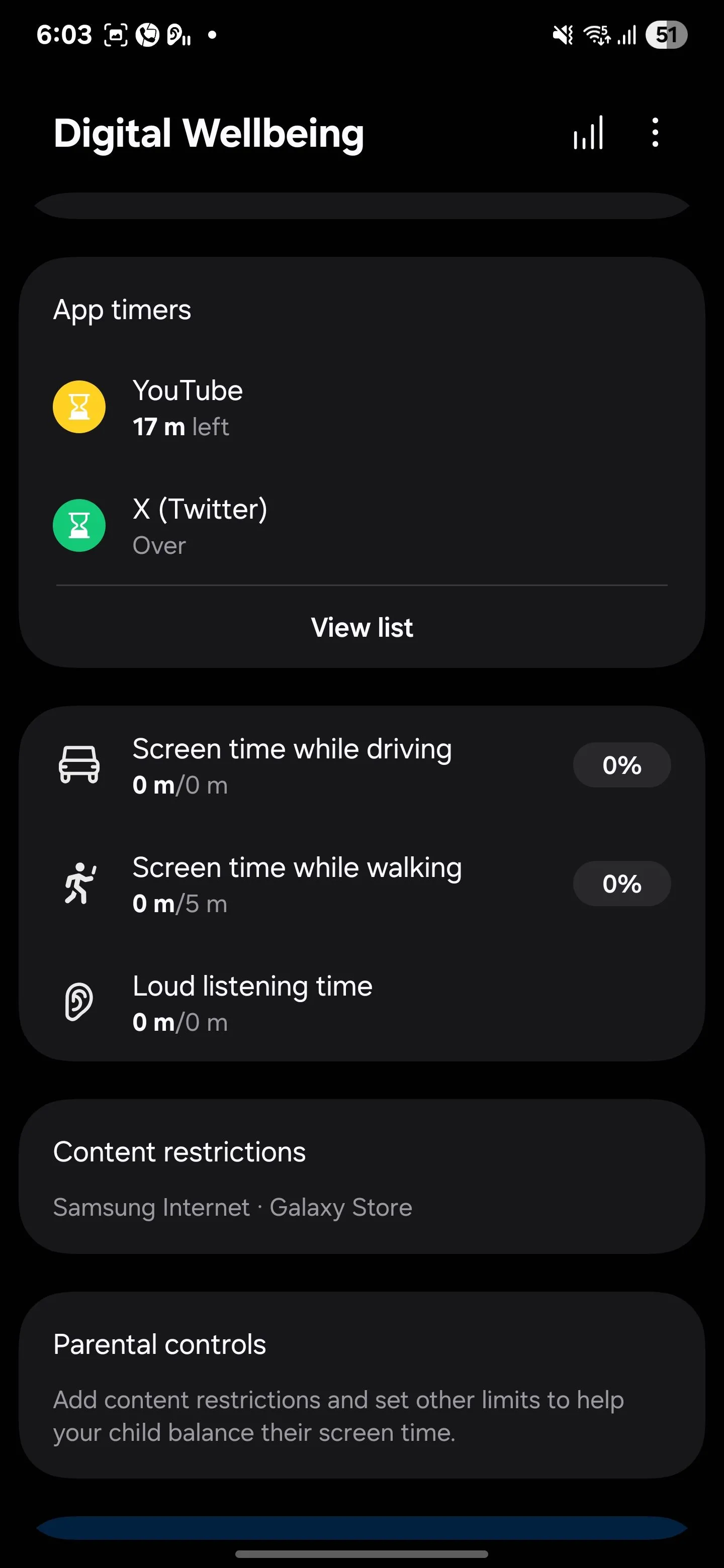 Cài đặt hẹn giờ ứng dụng (App Timers) trong Digital Wellbeing trên điện thoại Samsung