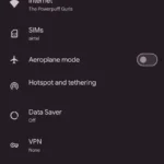 Cài đặt Mạng và Internet trên Android