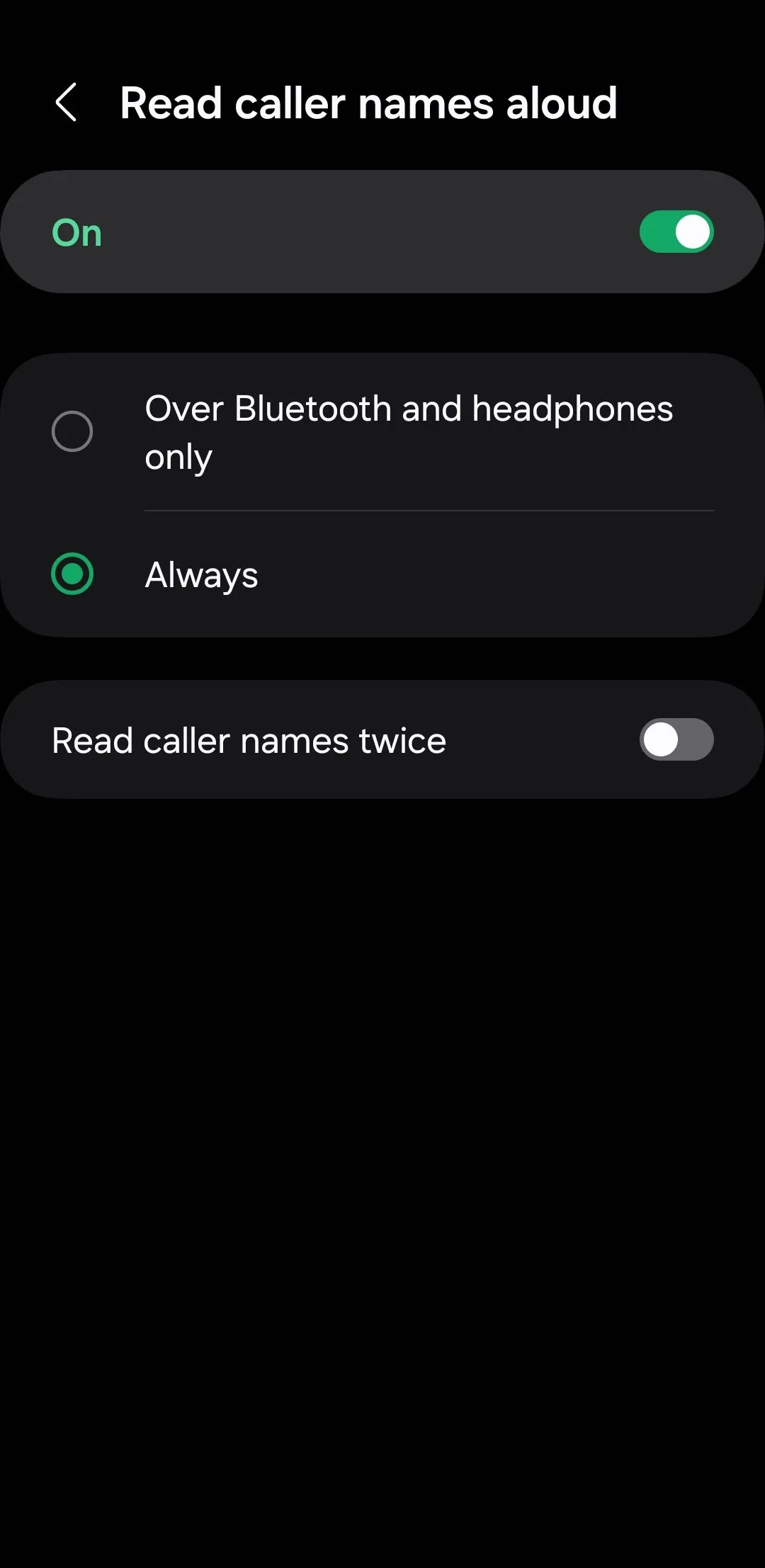Cài đặt tính năng đọc tên người gọi đến trên Android