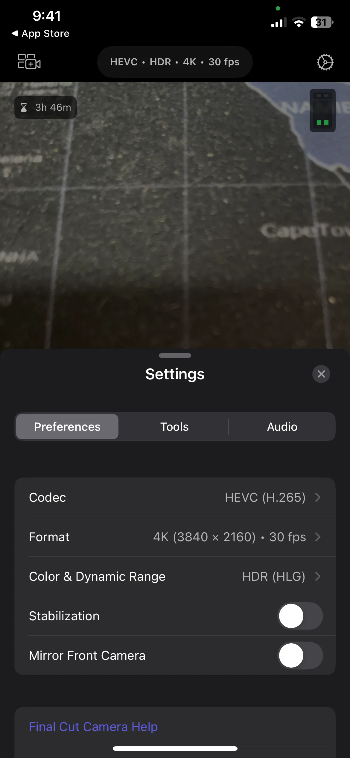 Cài đặt ứng dụng Final Cut Camera trên iPhone với các tùy chọn quay phim nâng cao