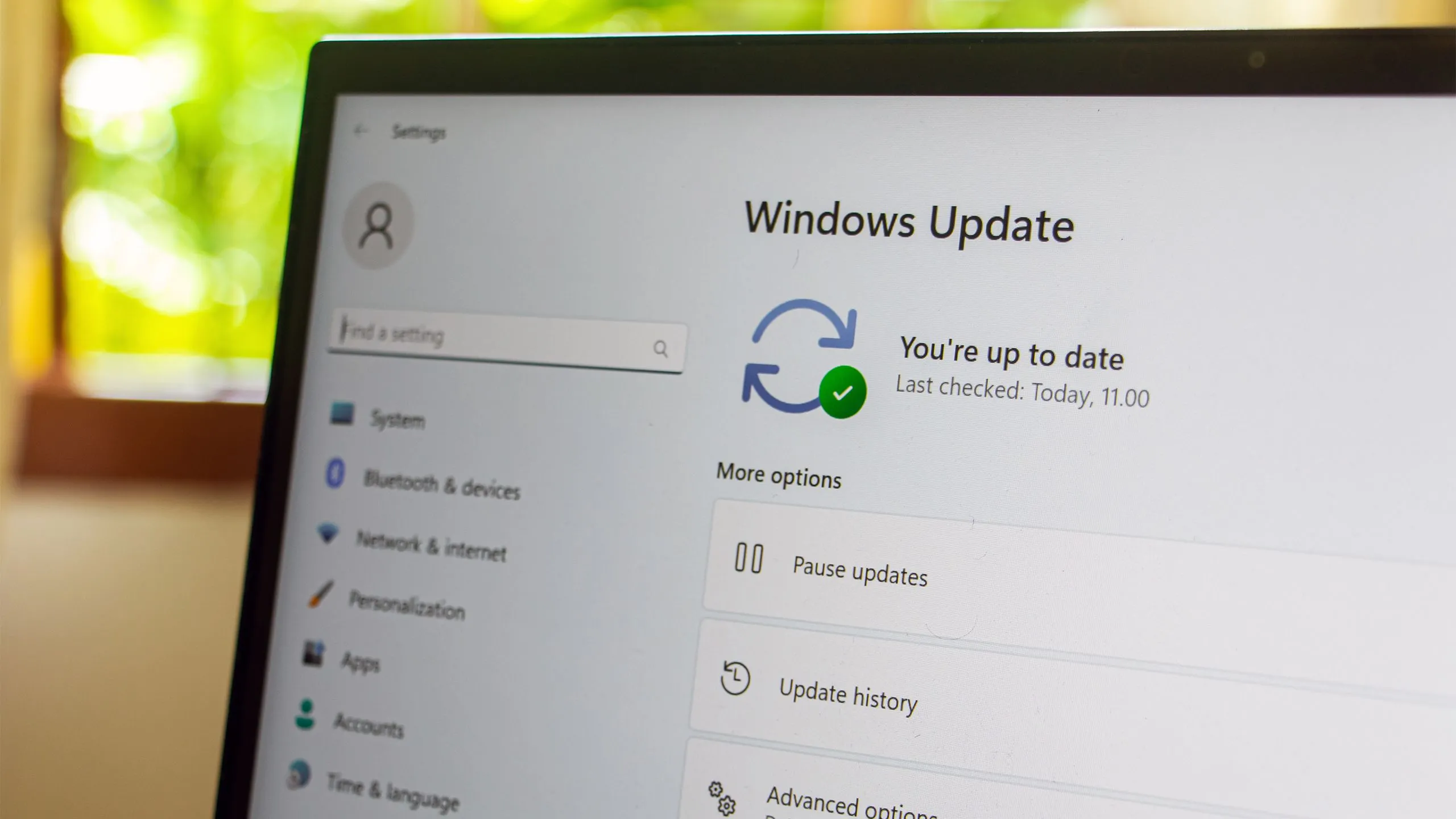 Cập nhật Windows 11 bảo mật qua ứng dụng Settings
