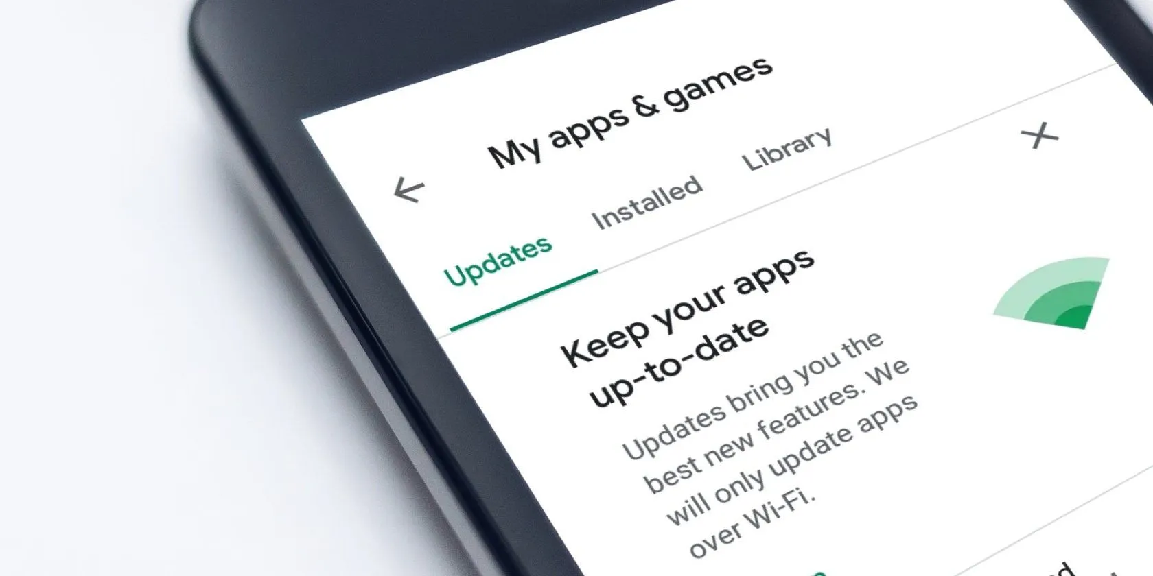 Danh sách ứng dụng và các bản cập nhật có sẵn trên Google Play Store, quan trọng để tối ưu hóa hiệu suất và bảo mật cho smartphone Android
