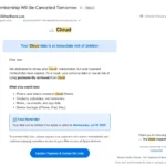 Email lừa đảo mạo danh Cloud+