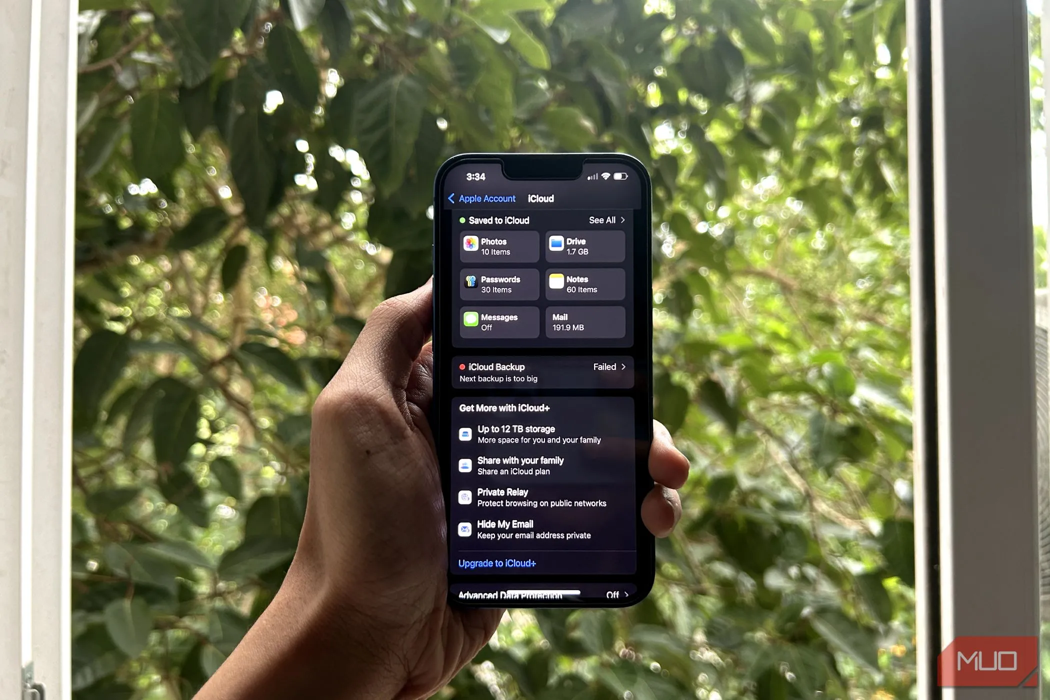 Giao diện cài đặt iCloud trên iPhone, thể hiện dung lượng lưu trữ đang sử dụng