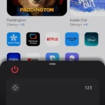 Giao diện điều khiển TV Samsung trên ứng dụng SmartThings của điện thoại Galaxy
