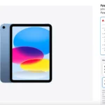 Giao diện tùy chọn bảo hành AppleCare+ cho iPad trên website Apple