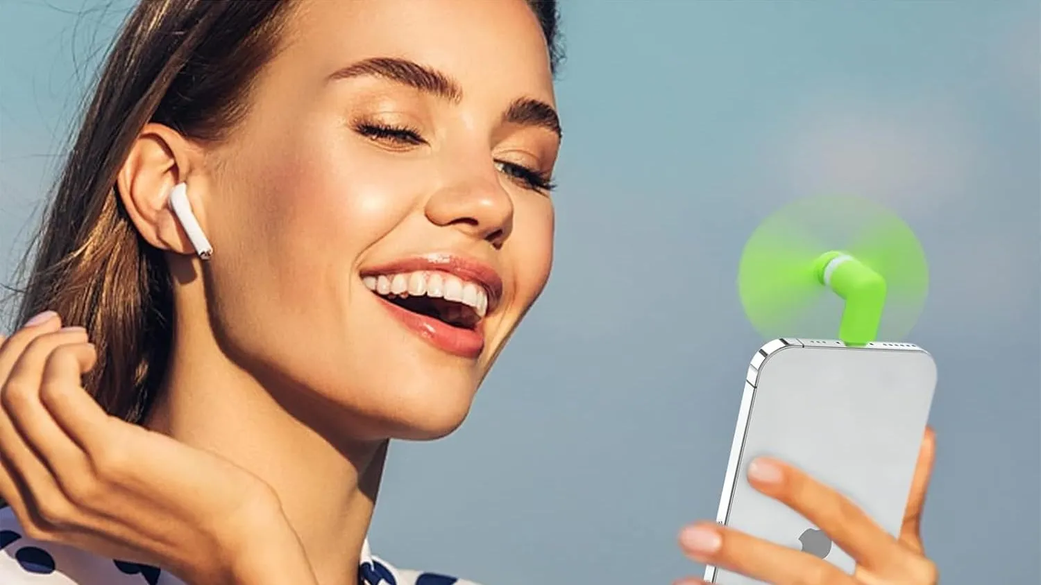 Quạt mini cắm cổng sạc USB-C cho điện thoại