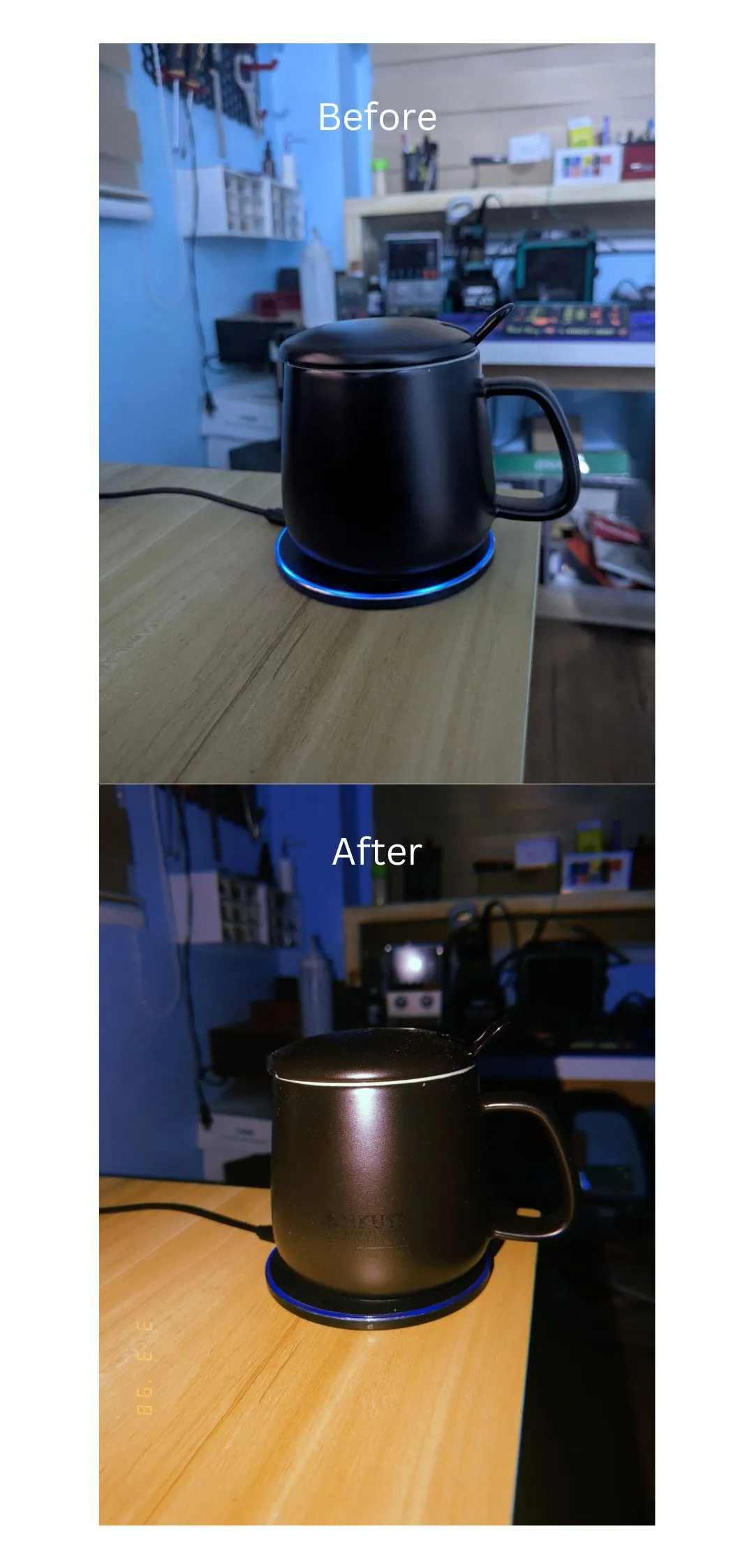 So sánh ảnh trước và sau khi áp dụng bộ lọc phong cách phim cổ điển của Huji Cam