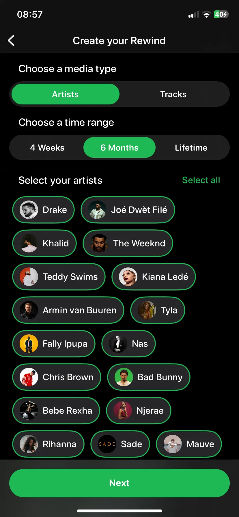Tạo playlist Rewind với tính năng thông minh của PlaylistAI