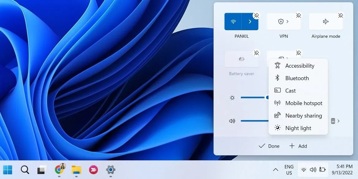 Thêm biểu tượng Bluetooth vào bảng cài đặt nhanh trên Windows