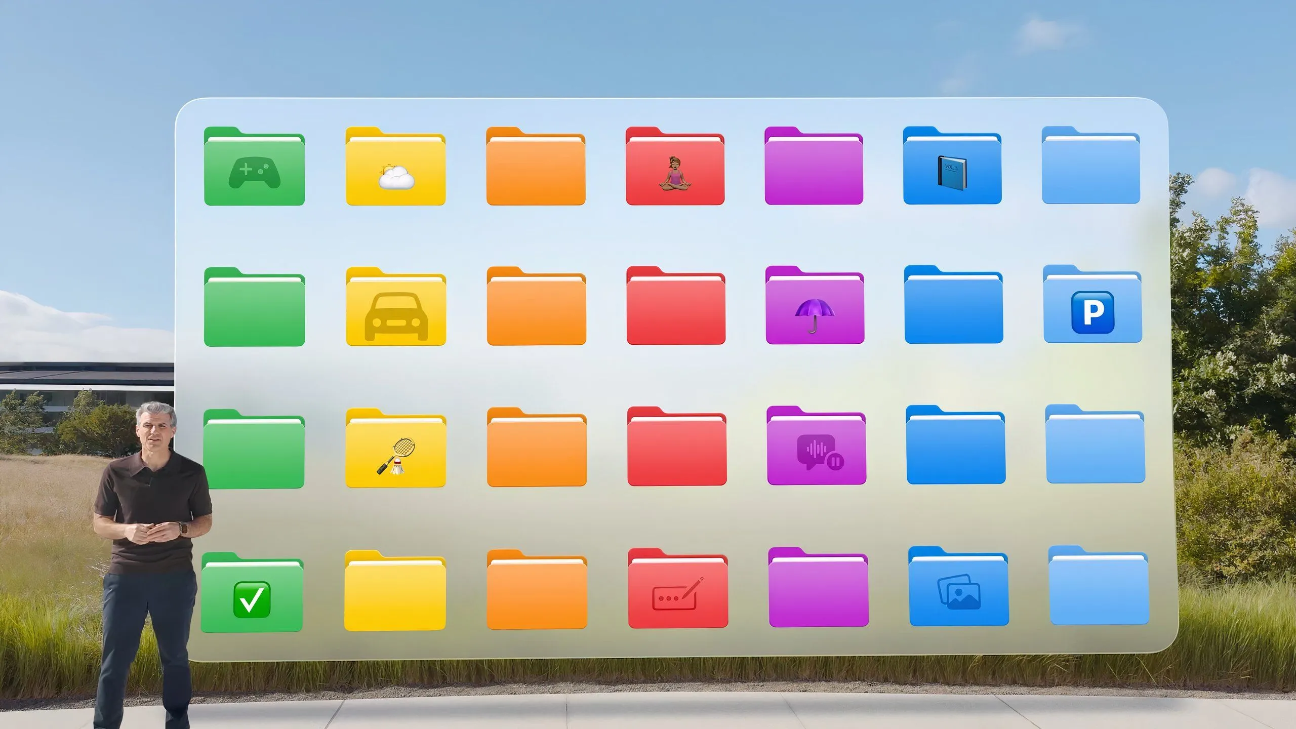 Thư mục màu sắc mới trên Dock của iPadOS 26, tăng cường khả năng tổ chức