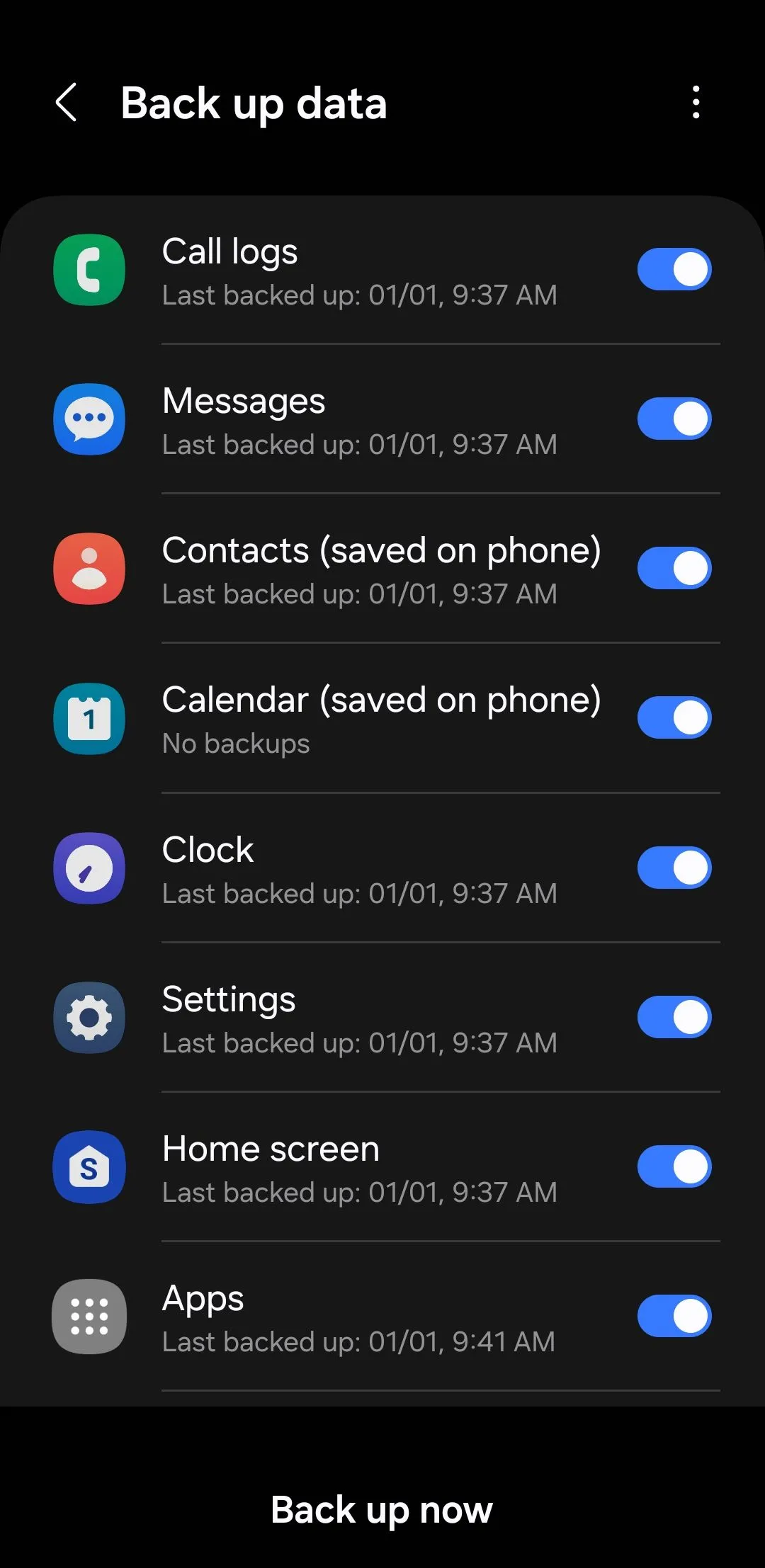 Thực hiện sao lưu dữ liệu điện thoại Android định kỳ để bảo vệ thông tin cá nhân.