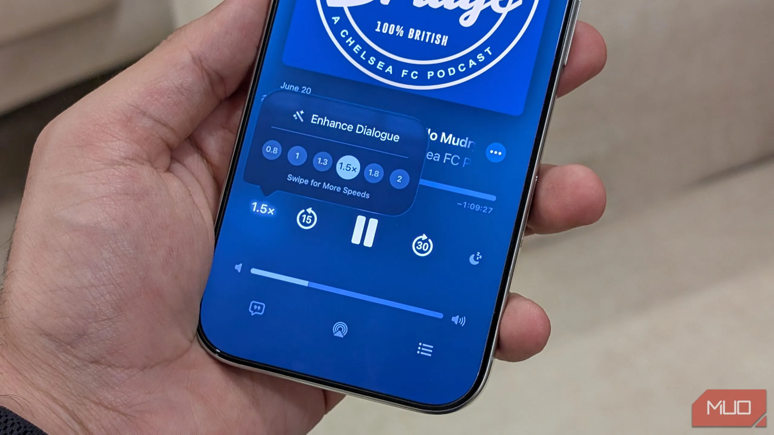 Tùy chỉnh tốc độ phát podcast trong iOS 26
