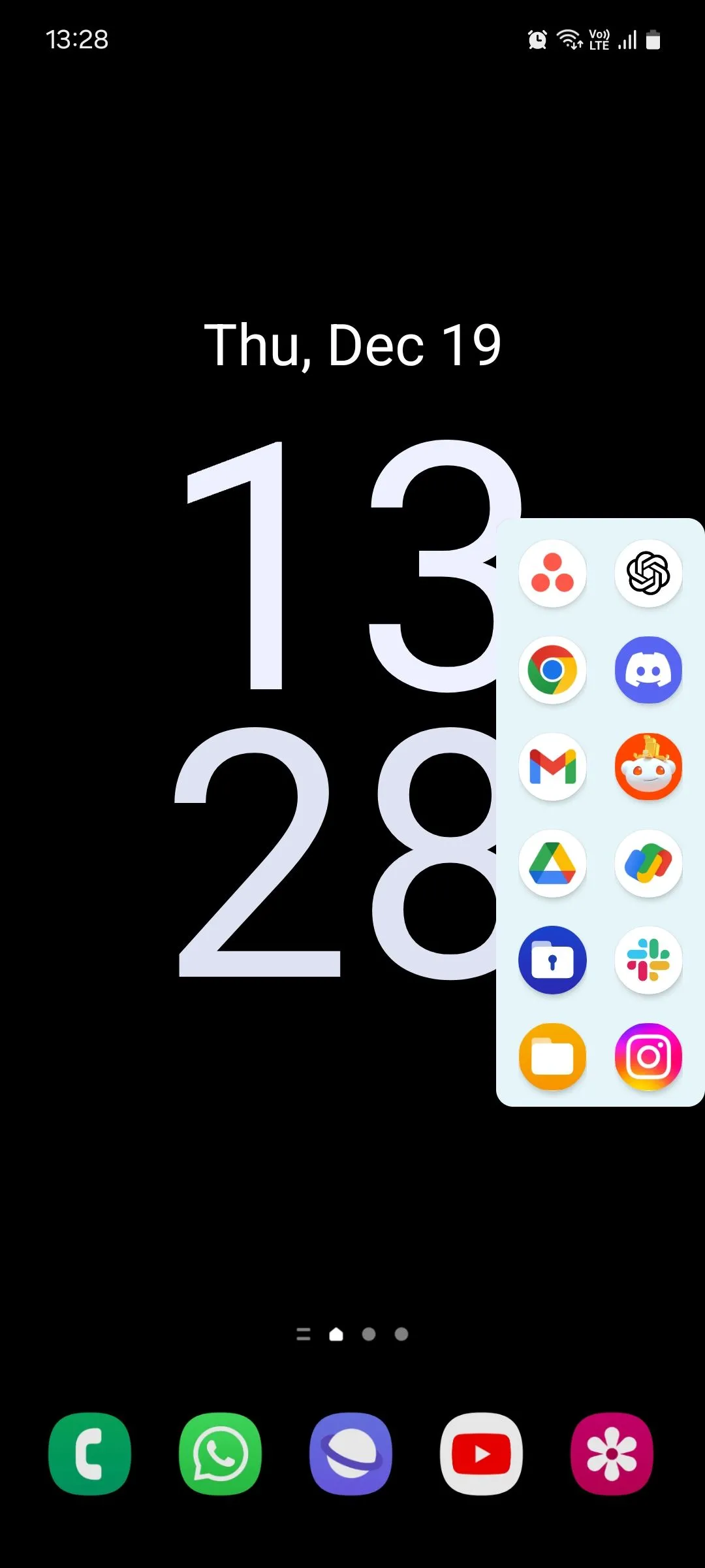Xem trước giao diện ứng dụng Side Bar trên màn hình chính Android